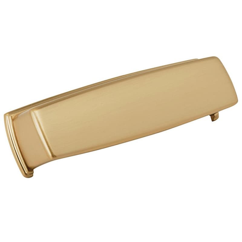 3-3/4" Kane Cup Pull, Champagne Bronze, 4-3/8" Length