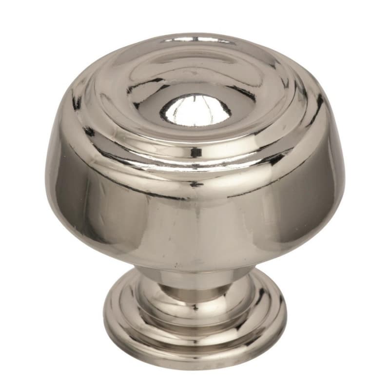 1-5/8" Kane Round Knob, Polished Nickel