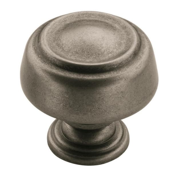 1-5/8" Kane Round Knob, Weathered Nickel