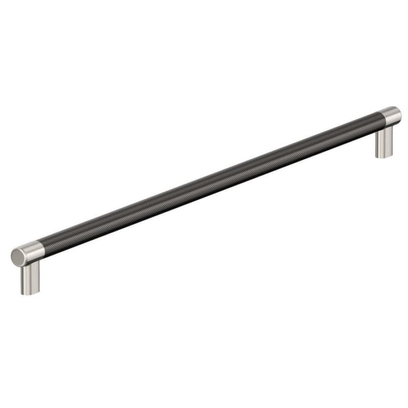 24" Esquire Appliance Pull, Polished Nickel/Gunmetal