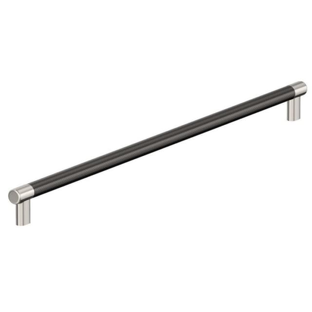 24" Esquire Appliance Pull, Polished Nickel/Gunmetal