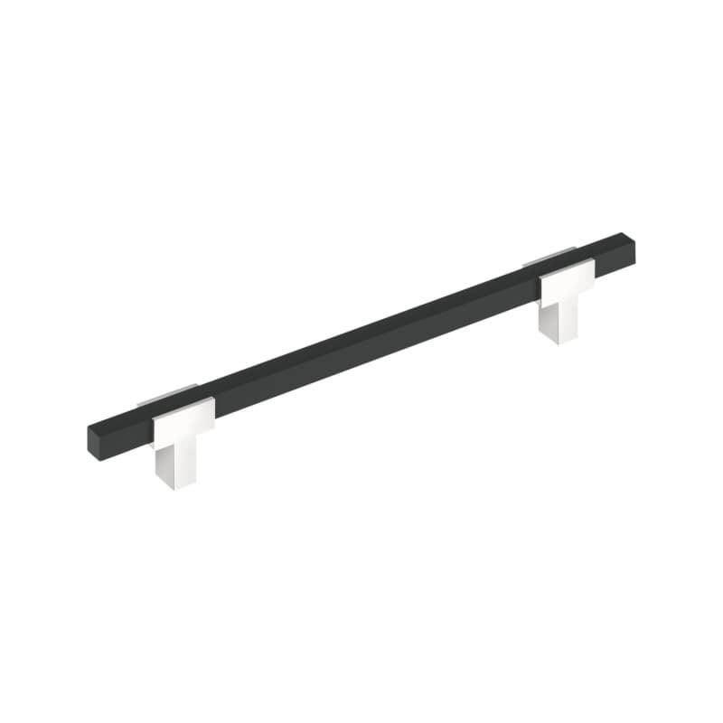 12" Urbanite Appliance Pull, Polished Chrome/Matte Black