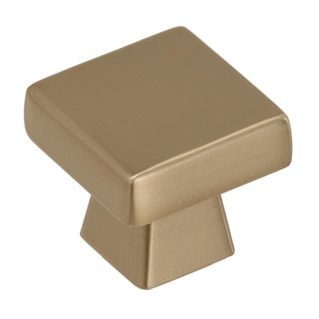 1-3/16" Blackrock™ Square Knob, Golden Champagne
