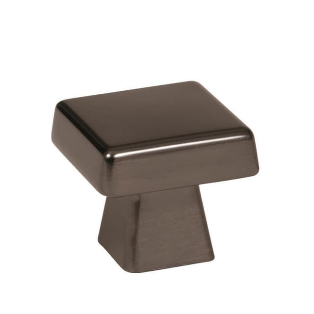 1-3/16" Blackrock Square Knob, Gunmetal