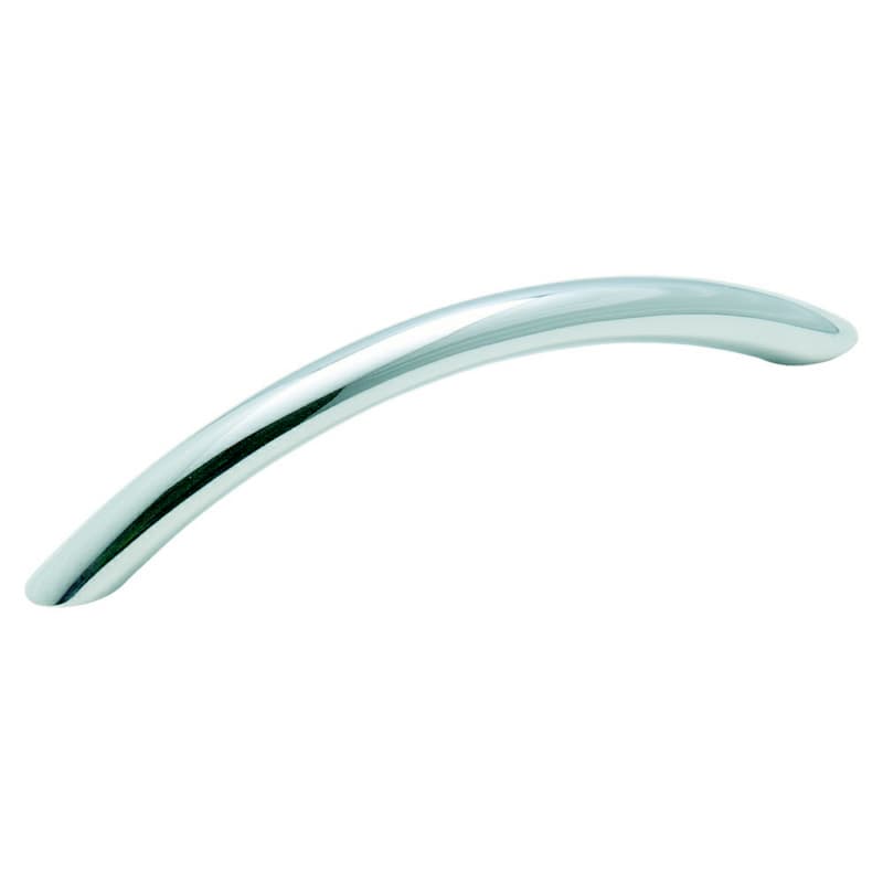 3-3/4" European Designs Arch Pull, Polished Chrome