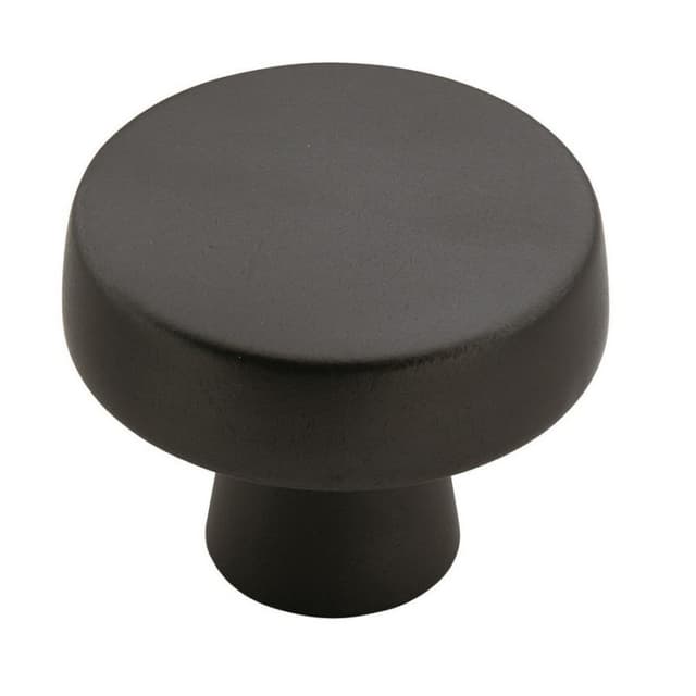 1-5/8" Blackrock Mushroom Knob, Black Bronze