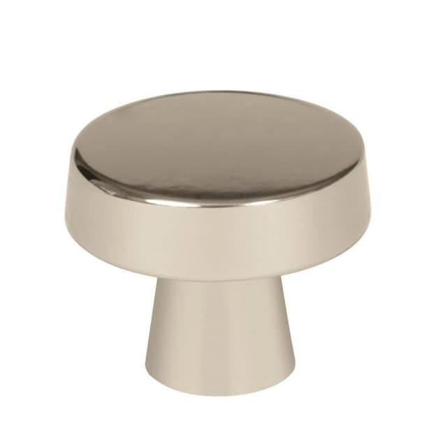 1-5/8" Blackrock™ Mushroom Knob, Polished Nickel