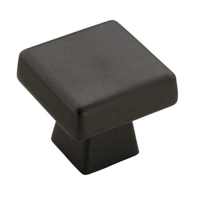1-1/2" Blackrock™ Square Knob, Black Bronze