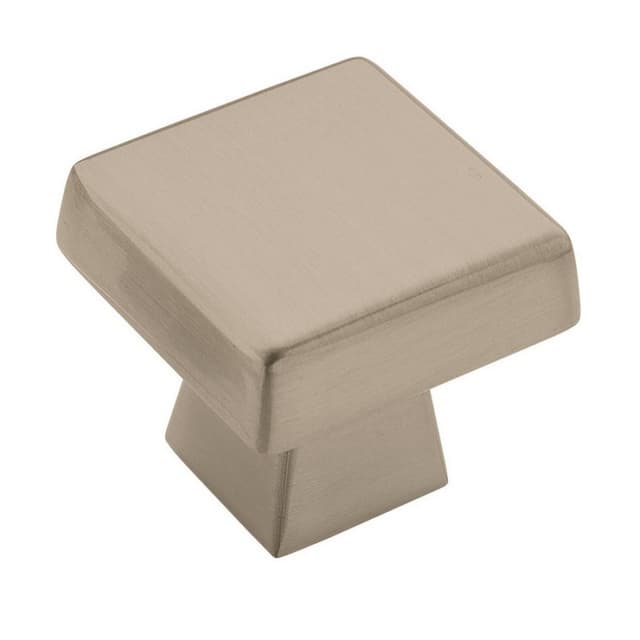 1-1/2" Blackrock™ Square Knob, Satin Nickel