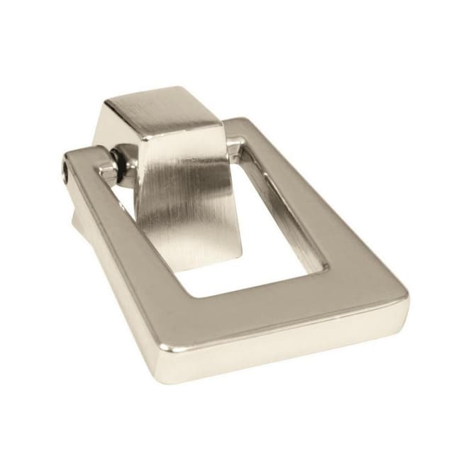 1-3/8" Blackrock Ring Pull, Polished Nickel