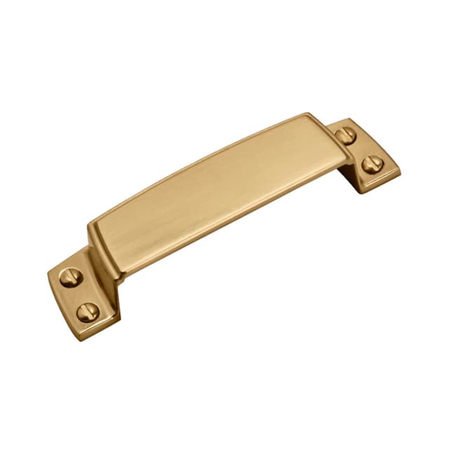 3-1/2" Highland Ridge Cup Pull, Champagne Bronze