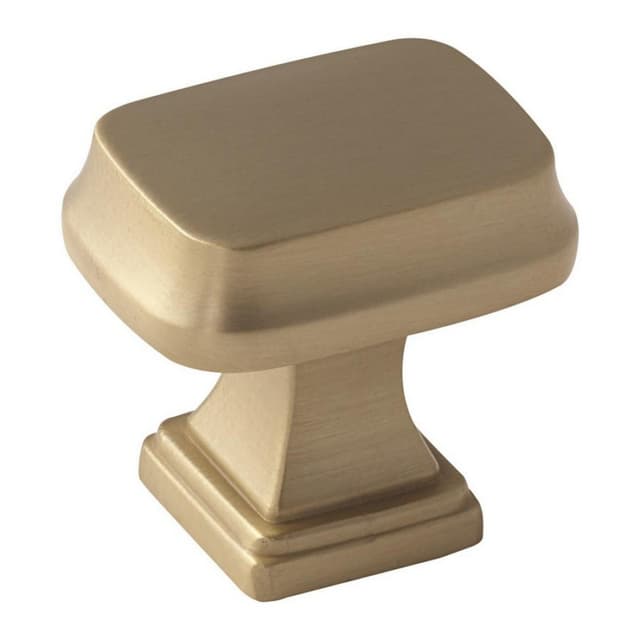 1-1/4" Revitalize Rectangle Knob, Golden Champagne