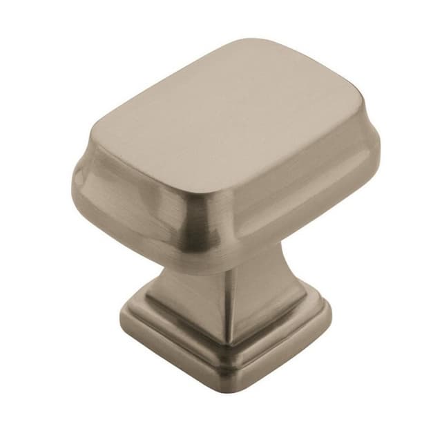 1-1/4" Revitalize Rectangle Knob, Satin Nickel