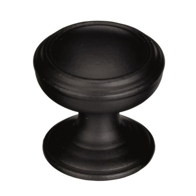 1-1/4" Revitalize Round Knob, Black Bronze