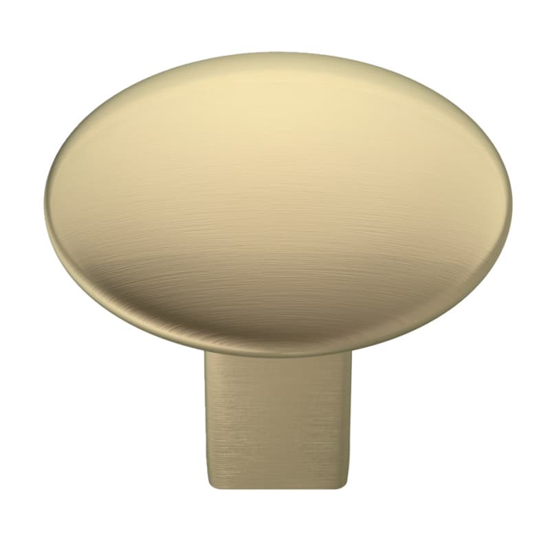1-1/4" Riva Round Knob, Golden Champagne Finish