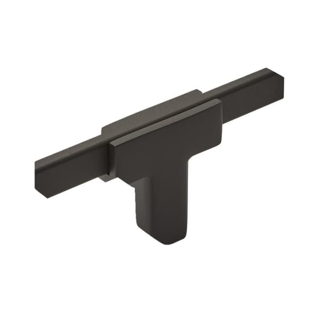 2-5/8" Urbanite T-Handle Knob, Matte Black/Matte Black