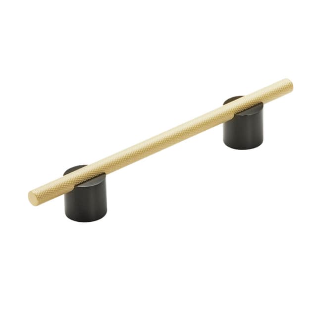 5-1/16" Transcendent Bar Pull, Matte Black/Matte Gold