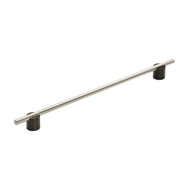 12-5/8" Transcendent Bar Pull, Matte Black/Polished Nickel