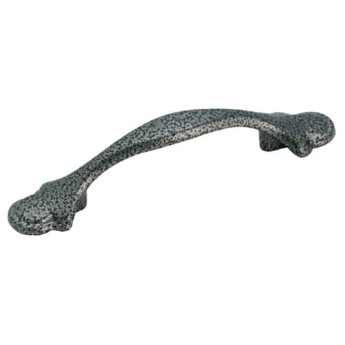 3" Rustic Finishes Handle Pull, Hammered Black