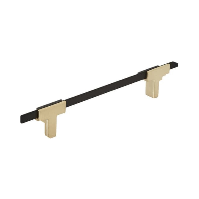 5-1/16" Urbanite Handle Pull, Brushed Gold/Matte Black