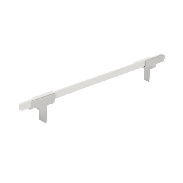 6-5/16" Urbanite Handle Pull, Polished Chrome/White