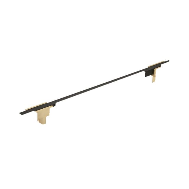 7-9/16" Urbanite Handle Pull, Brushed Gold/Matte Black