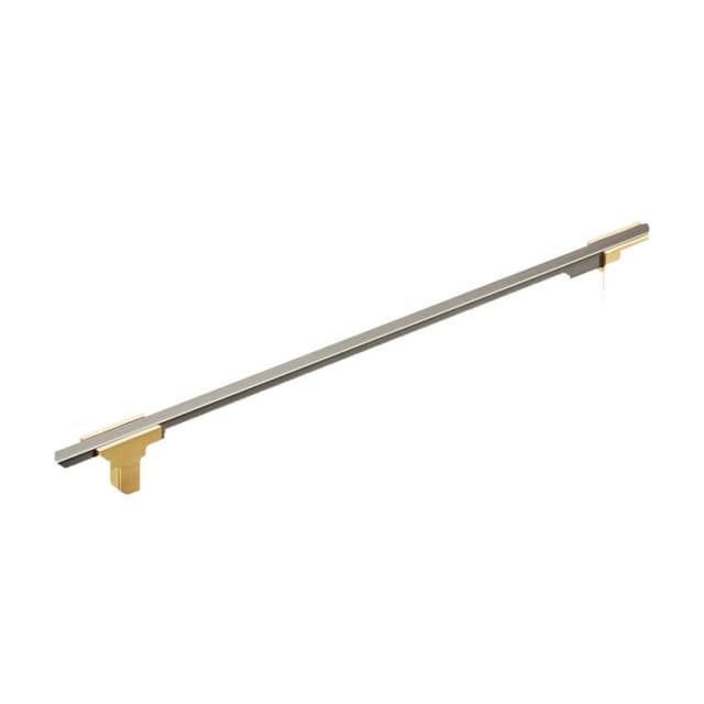 10-1/16" Urbanite Handle Pull, Brushed Gold/Black Chrome