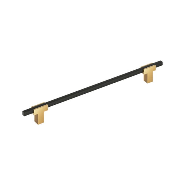10-1/16" Urbanite Cabinet Pull, Champagne Bronze/Matte Black