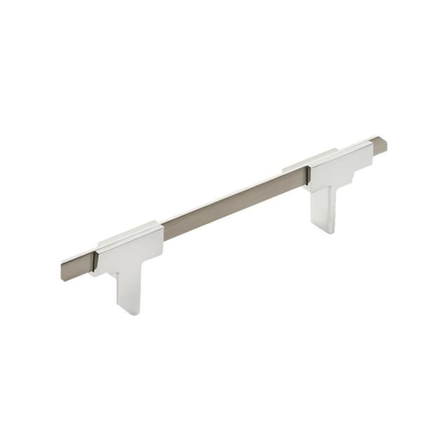 3-3/4" Urbanite Handle Pull, Polished Chrome/Satin Nickel