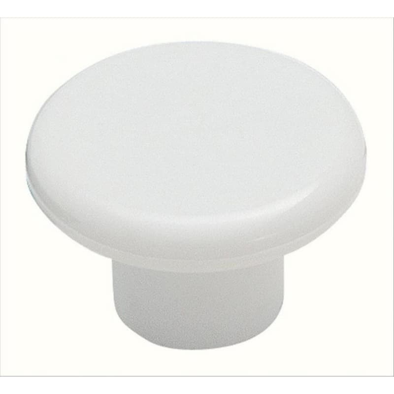 1-1/4" Everyday Heritage Plastic Knob, White