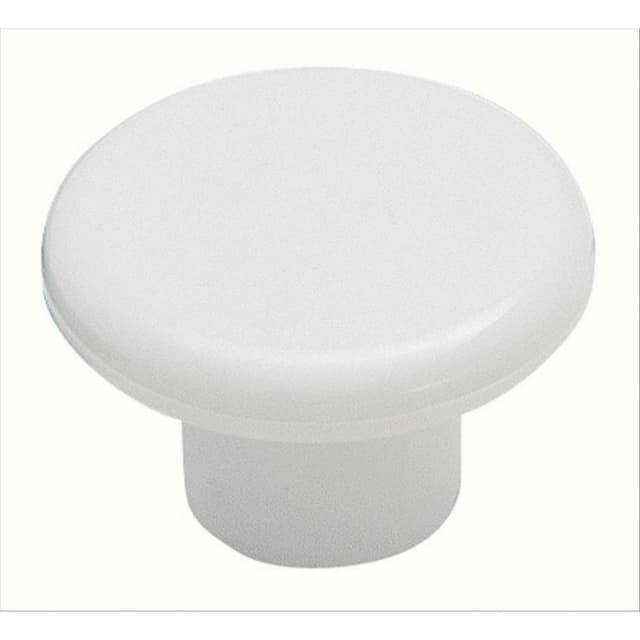 1-1/4" Everyday Heritage Plastic Knob, White