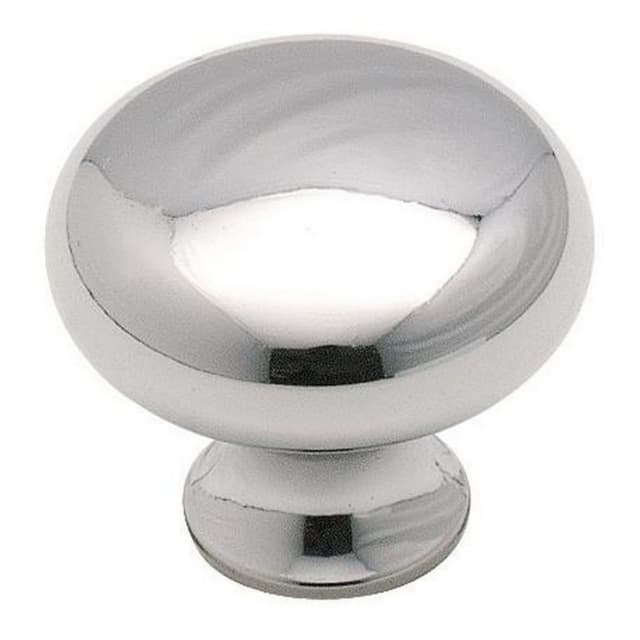 1-3/16" The Anniversary Mushroom Knob, Polished Chrome