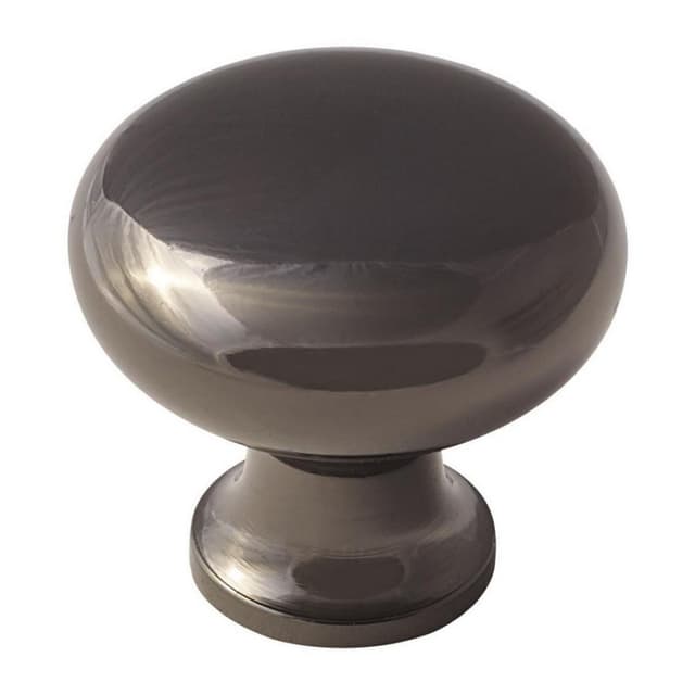 1-3/16" The Anniversary Collection Mushroom Knob, Black Nickel