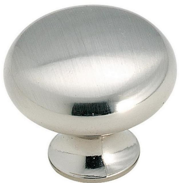 1-3/16" The Anniversary Collection Mushroom Knob, Sterling Nickel
