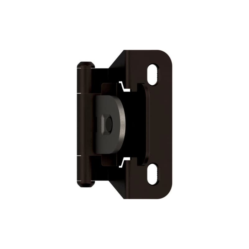 Single Demountable Hinge, Self-Closing, 1/4" Overlay, Oil Rubbed Bronze