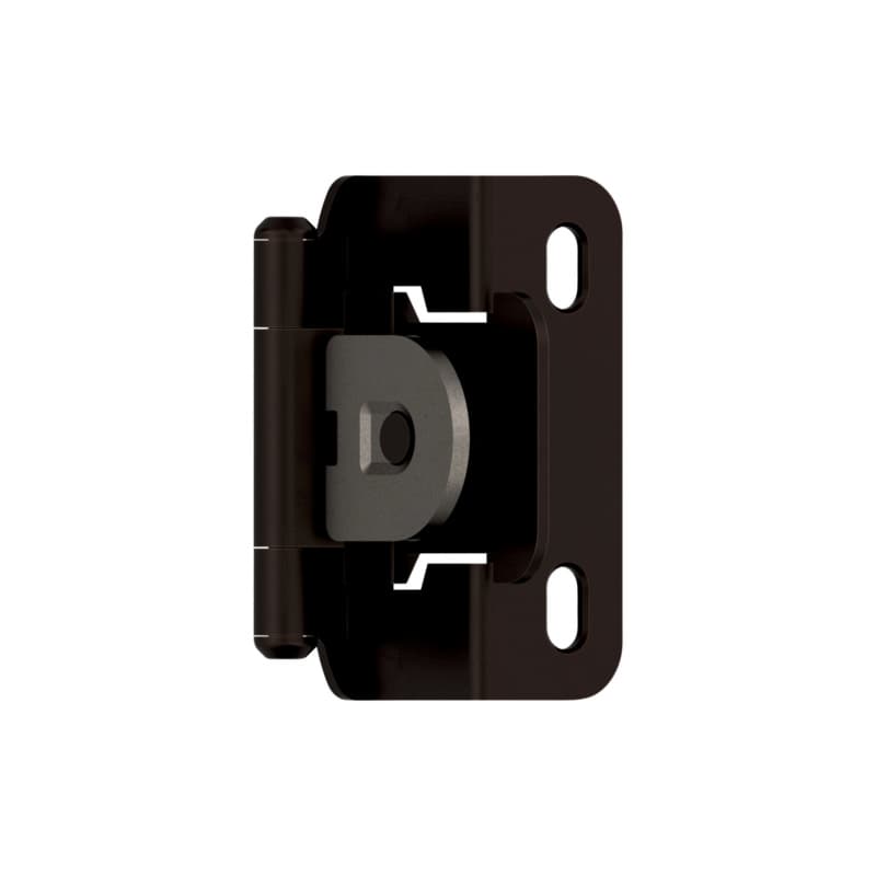 Single Demountable Hinge, Self-Closing, 1/2" Overlay, Oil Rubbed Bronze