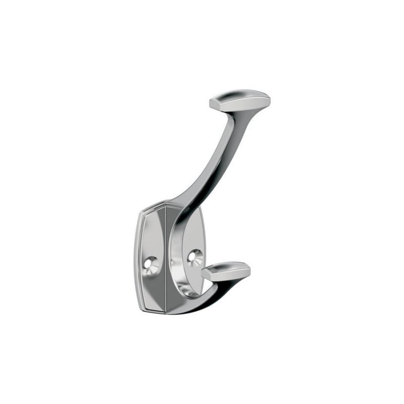 Vicinity Double Robe Hook, Polished Chrome
