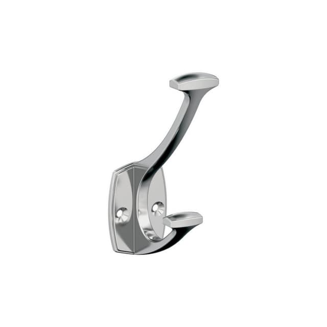 Vicinity Double Robe Hook, Polished Chrome