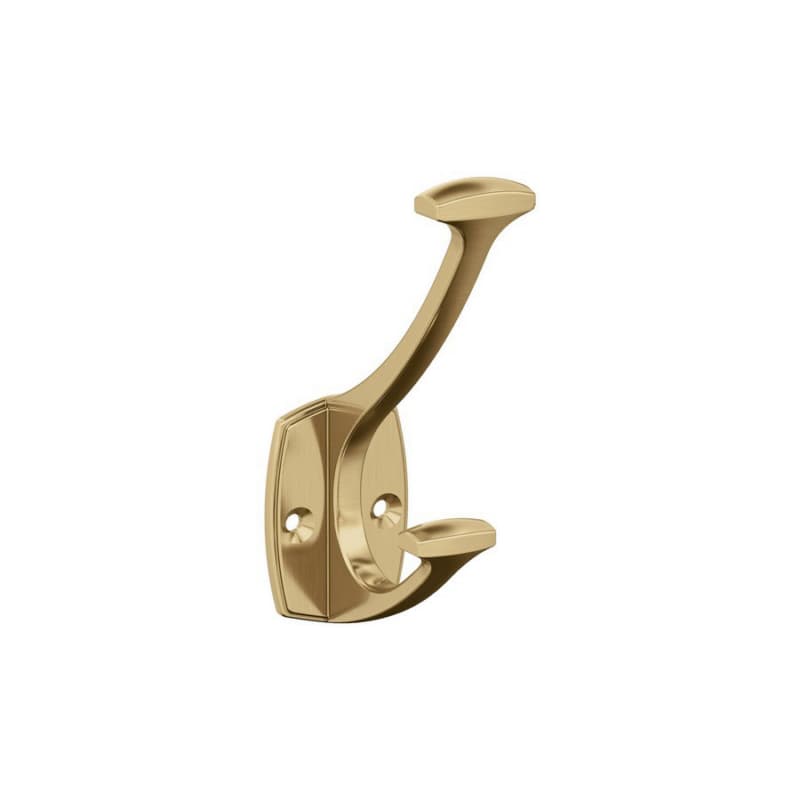 Vicinity Double Robe Hook, Champagne Bronze