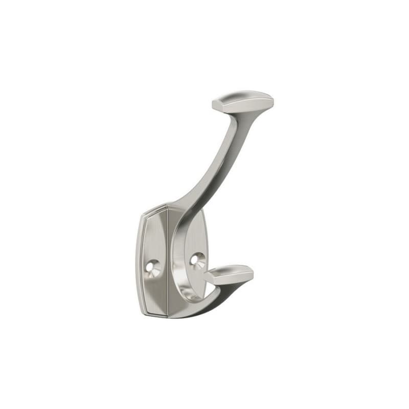 Vicinity Double Robe Hook, Satin Nickel
