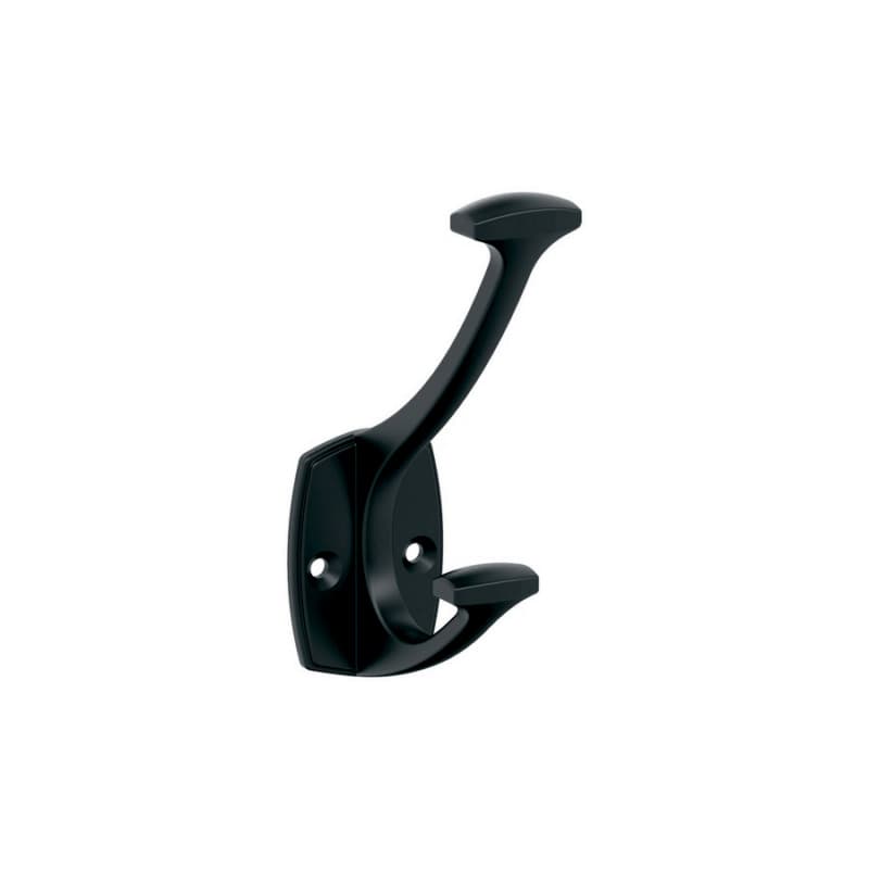Vicinity Double Robe Hook, Matte Black