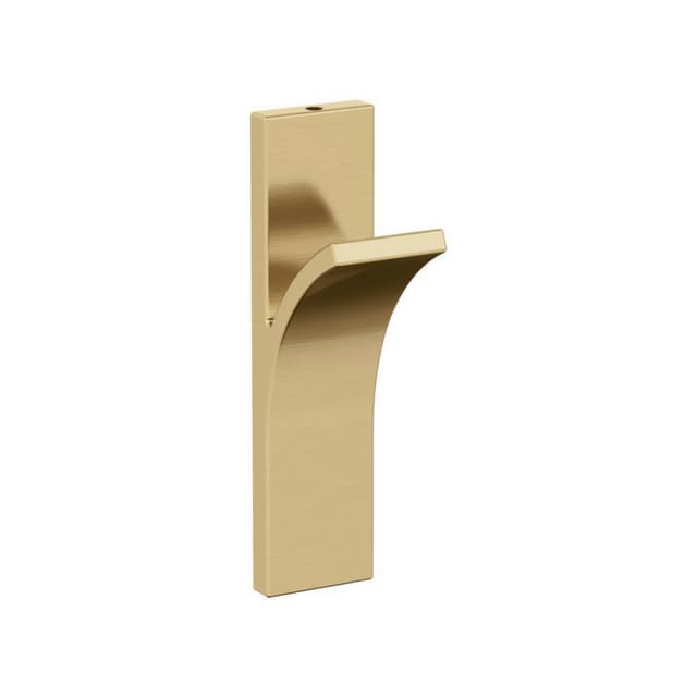 5-1/8" x 5-1/8" Apex Single Prong Decorative Wall Hook, Champagne Bronze