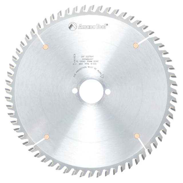 220mm x 64 Teeth Fine Cross-Cut/Cut-Off Saw Blade