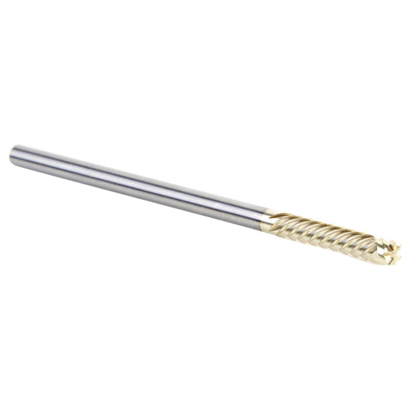 1/8" x 2-1/2" Honeycomb Cutting ZrN Coated Compression Bit, 6-Flute, 1/8" Shank