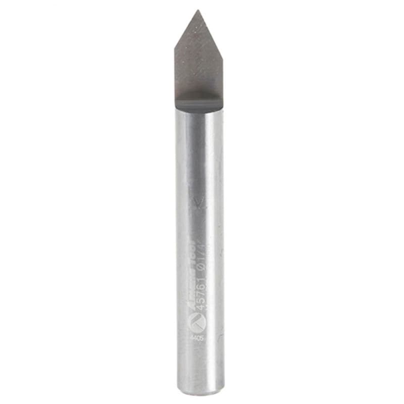 2" x 0.010" Tip Signmaking Engraving Router Bit, 1/4" Shank
