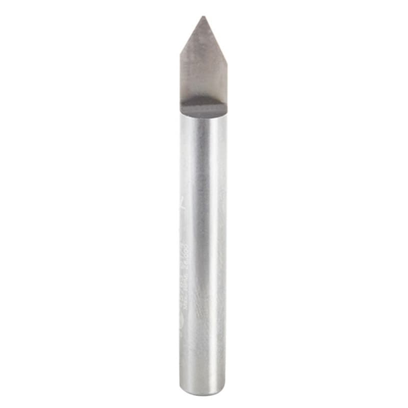2" x 0.020" Tip Signmaking Engraving Router Bit, 1/4" Shank