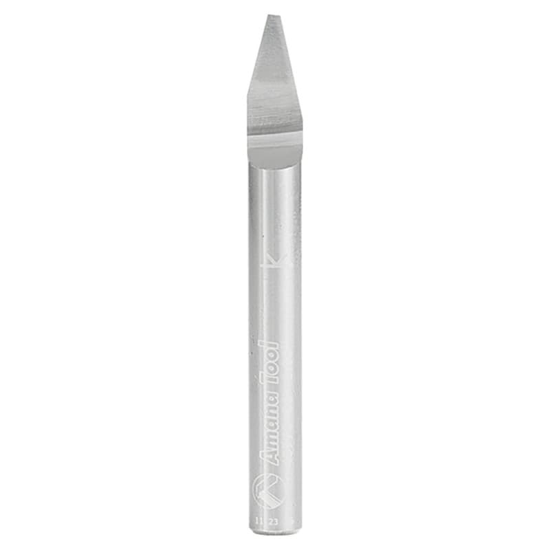 2-1/4" x 0.060" Tip Signmaking Engraving Router Bit, 1/4" Shank