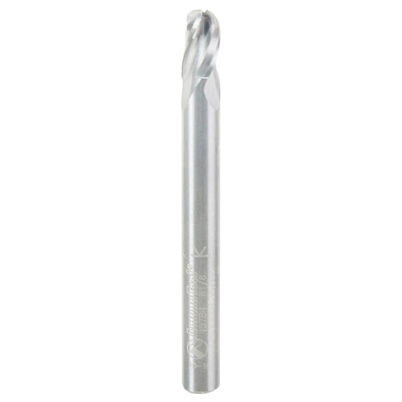 1/4" x 2-1/2" Bottom Round Router Bit, 3-Flute, 1/4" Shank