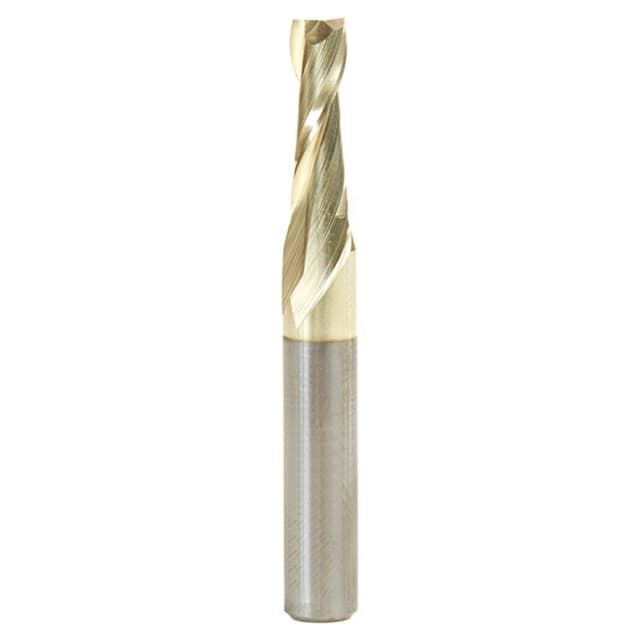 3/16" x 2" Up-Cut Composite/Fiberglass/Phenolic Spiral Router Bit, 2-Flute, 1/4" Shank