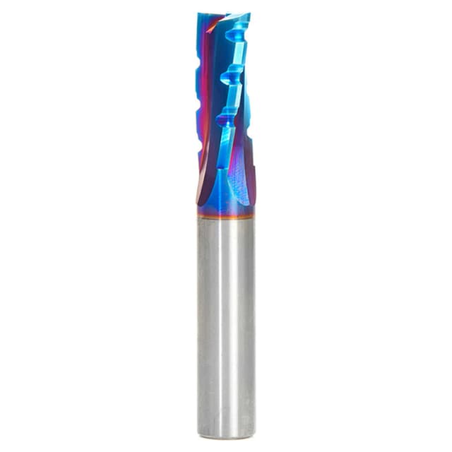 1/2" x 3-1/2" Spektra Up-Cut Phenolic/Resin/Composite Spiral Router Bit with Chipbreaker, 3-Flute, 1/2" Shank